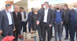 CHP İl Başkanı Kiraz Şire Pazarı Esnafıyla Bir Araya Geldi 