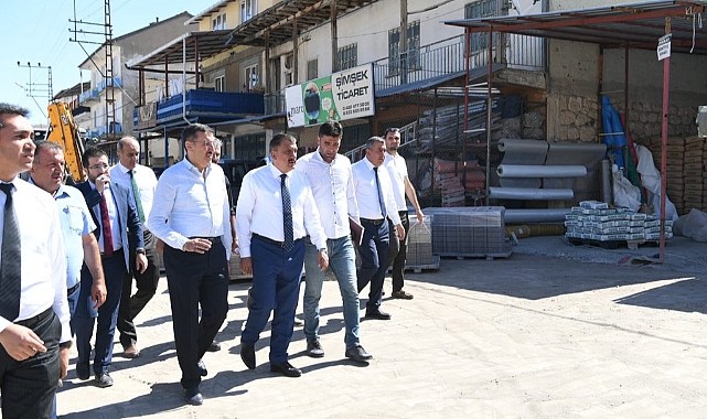 Gürkan: Esnaf Ve Mahalle Sakinlerimiz Toz Ve Topraktan Kurtuluyorlar