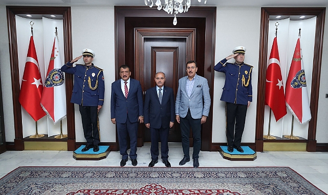 Başkan Gürkan, Ankara’da Bakan Kurum İle Bir Araya Geldi