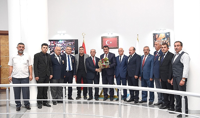 Gazi Dernekleri, Başkan Gürkan’ı Ziyaret Etti