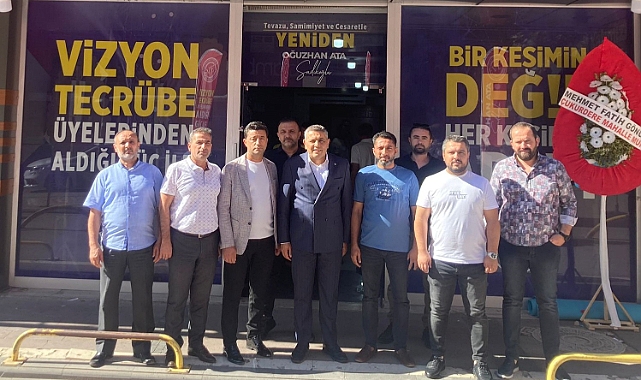 YMS Başkanı Yaman’dan Sadıkoğlu’nun Seçim Ofisine Ziyaret