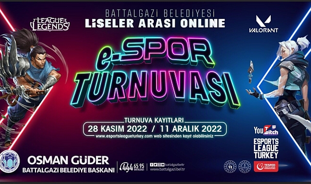 Battalgazi Belediyesi’nden Ödüllü E-Spor Turnuvası
