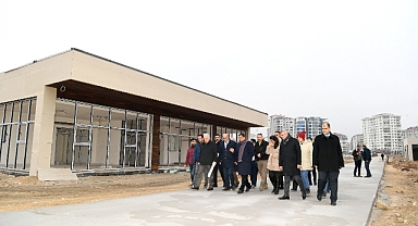 Başkan Gürkan, 100. Yıl Parkında İncelemelerde Bulundu