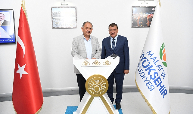 Çevre, Şehircilik Ve İklim Değişikliği Bakanı Mehmet Özhaseki’den Büyükşehir Belediyesine Ziyaret