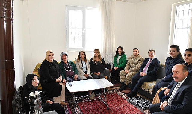 Şehit Yarbay Songül Yakut’un Ailesini Ziyaret