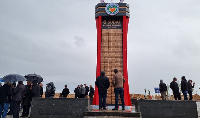 ‘6 Şubat Deprem Şehitleri Anıtı’nda Yaşatılacak