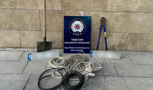 Kablo Hırsızı Tutuklandı