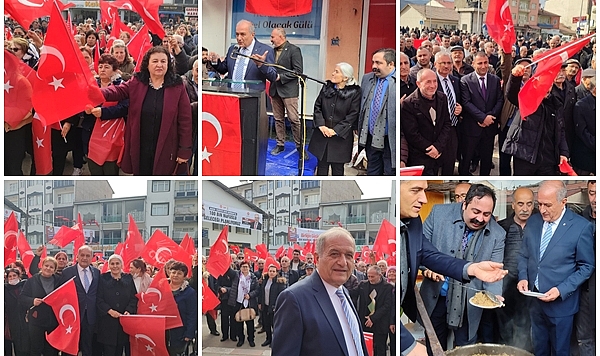 Yoğun İlgiyle Açılan Mehmet Şerif Yıldırım'ın Seçim Ofisi Hekimhan'ı Coşturdu