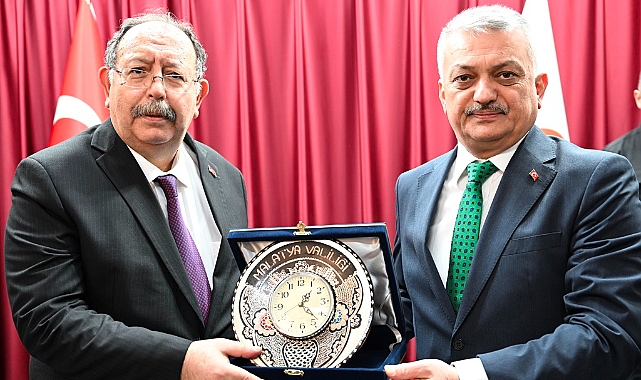 Yüksek Seçim Kurulu Başkanı Ahmet Yener’den Vali Ersin Yazıcı’ya Ziyaret