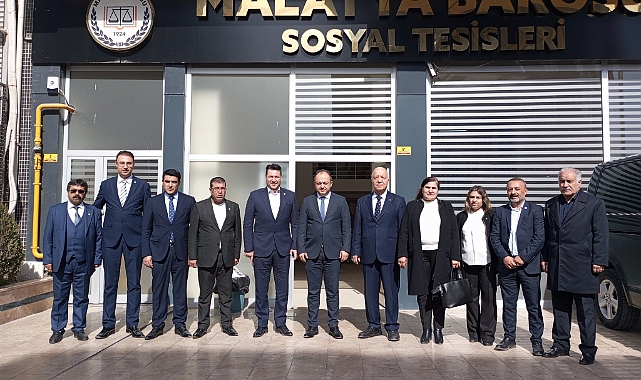 İyi Parti Malatya Belediye Başkan Adayları Malatya Barosu Ve Balıkçılar Pazarı Esnafını Ziyaret Etti