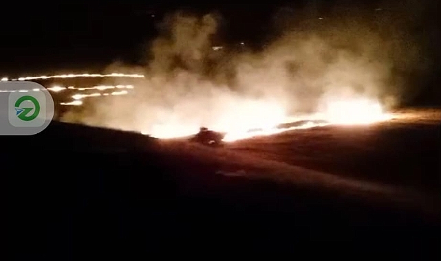 Kuluncak Karlık Mahallesi’nde Dağlık Alanda Çıkan Ot Yangını Söndürüldü