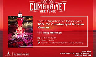 Cumhuriyet Bayramı’na özel 100. Yıl Cumhuriyet Korosu konseri