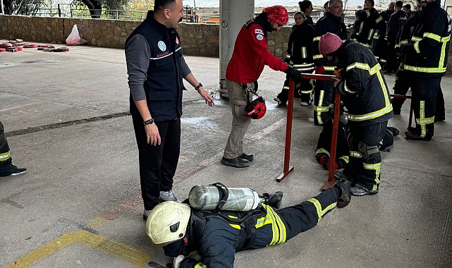 Büyükşehir, Gönüllü İtfaiyeci Eğitimlerine Bodrum’da Devam Etti