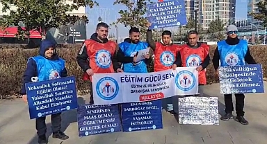 “Eğitim Çalışanları Yoksulluğa Mahkûm Edilemez!”
