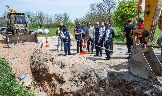 Hatunsuyu’na 4 Bin Metrelik Kanalizasyon Hattı