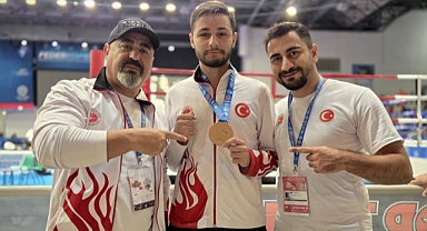 YEŞİLYURT BELEDİYESİ’NİN MİLLİ SPORCUSU AVRUPA ÜÇÜNCÜSÜ OLDU!