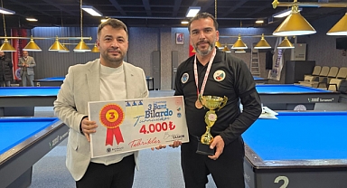 Battalgazi’de 3 Bant Bilardo Turnuvası Sona Erdi
