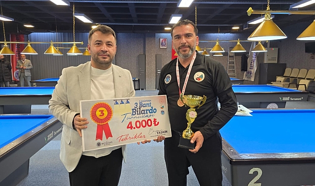 Battalgazi’de 3 Bant Bilardo Turnuvası Sona Erdi