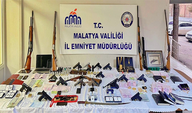 Malatya’da Yağma, Tefecilik Ve Kumar Operasyonu