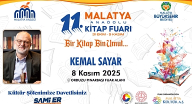 Onur Konuğu Prof. Dr. Kemal Sayar Malatya Kitap Fuarı’nda