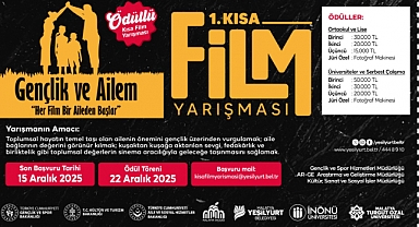 1. Kısa Film Festivali’nde Son Başvuru 15 Aralık!