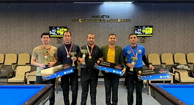 4. Geleneksel Yeşilyurt Belediyesi Ödüllü 3 Bant Bilardo Turnuvası Tamamlandı