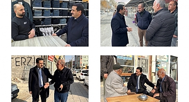 Başkan Taşkın’dan İnönü Caddesi Esnafına Ziyaret