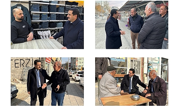 Başkan Taşkın’dan İnönü Caddesi Esnafına Ziyaret