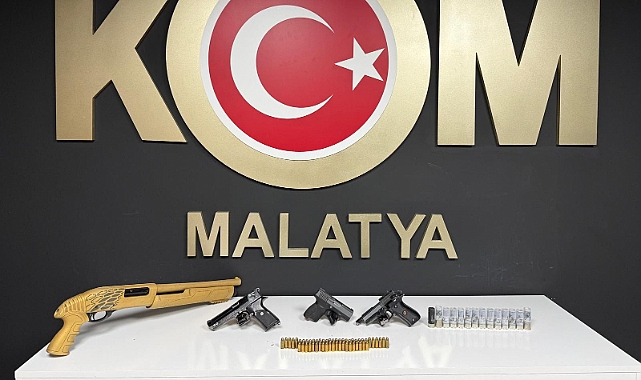 Battalgazi’de Ruhsatsız Silah Operasyonu