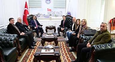 CHP Battalgazi İlçe Başkanı Alper Gürsoy’dan Başkan Bayram Taşkın’a Ziyaret