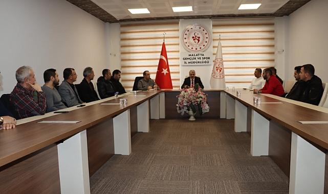 Malatya’da Spor Tesisleri İçin Değerlendirme Toplantısı Yapıldı