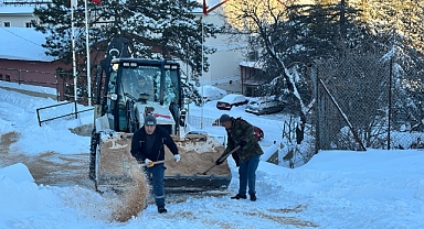 Arapgir’de Kar Yağışının Ardından Belediye Ekipleri Sahada