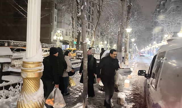 Battalgazi Belediyesi Gece Boyu Sahadaydı