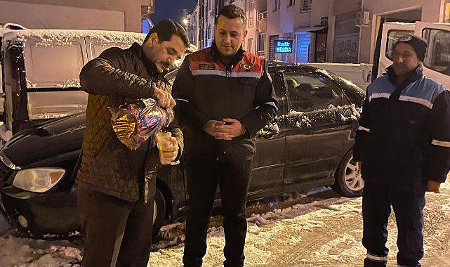Battalgazi’de Karla Mücadele Çalışmaları Gece Boyu Sürdü