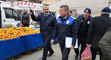 Battalgazi’de Semt Pazarlarında Ölçü Ve Tartı Denetimi