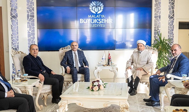 Diyanet İşleri Başkanı Arpaguş’tan Büyükşehir Belediyesi’ne Ziyaret