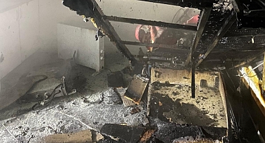 Yakınca Mahallesi’nde Konteyner Yangını