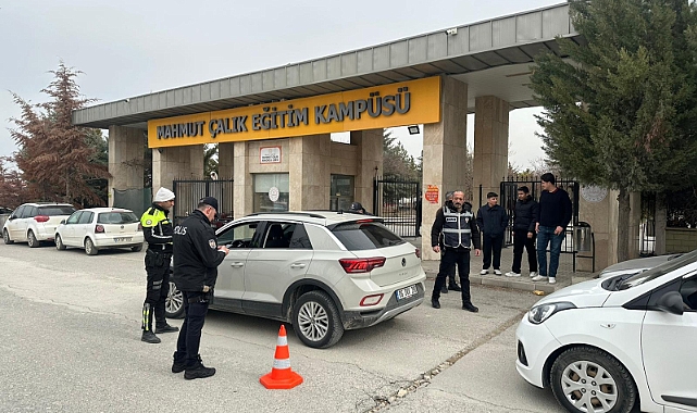 Malatya’da Okul Çevreleri ve Servislere Sıkı Denetim