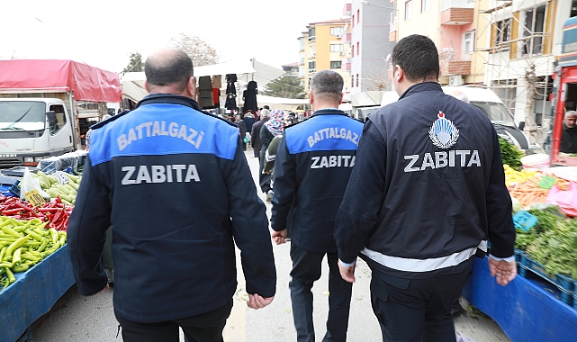 Battalgazi’de Pazarlara Zabıta Denetimi