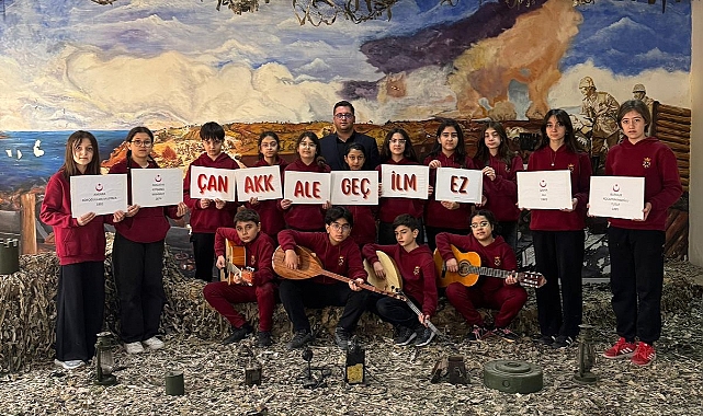 Beytepe Koleji Öğrencilerinden Anlamlı Çanakkale Etkinliği 