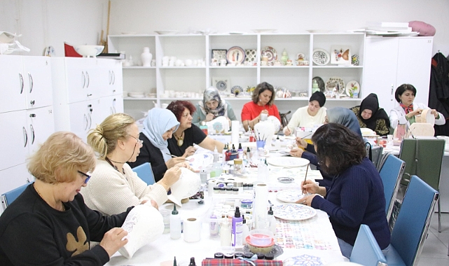 Çini İşlemeciliği Kursu Yoğun İlgi Görüyor