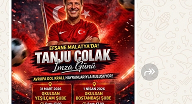 Gol Kralı Tanju Çolak Malatya’ya Geliyor!