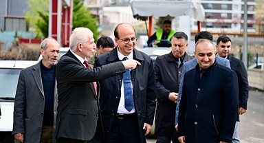 Başkan Geçit, Tecde Mahallesindeki Yol Yenileme Çalışmalarını İnceledi