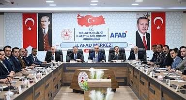 Vali Seddar Yavuz Başkanlığında İl Afet Risk Azaltma Planı Toplantısı Yapıldı