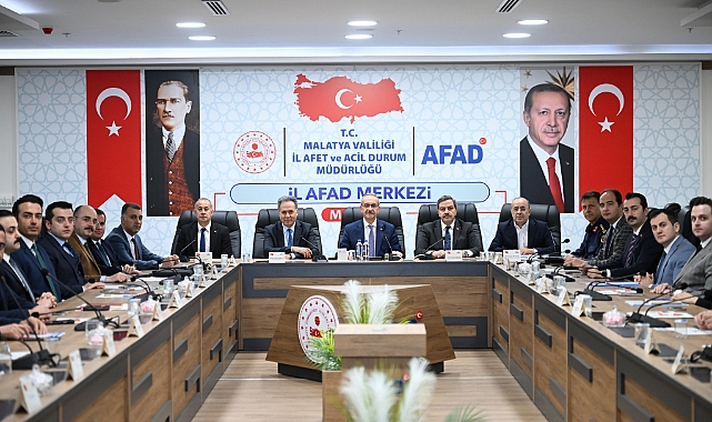Vali Seddar Yavuz Başkanlığında İl Afet Risk Azaltma Planı Toplantısı Yapıldı