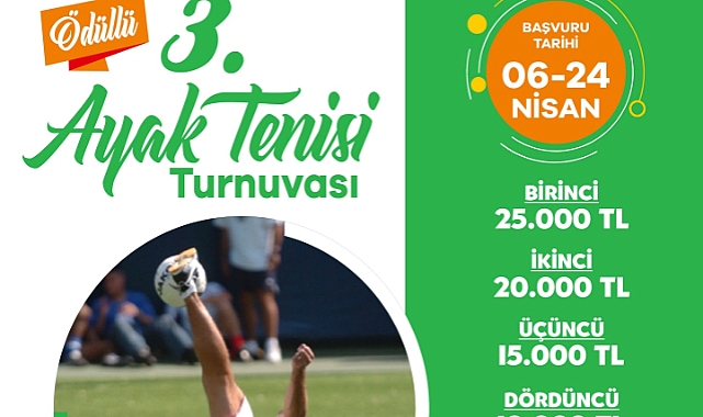Yeşilyurt Belediyesi, 3. Ayak Tenisi Turnuvası Düzenliyor