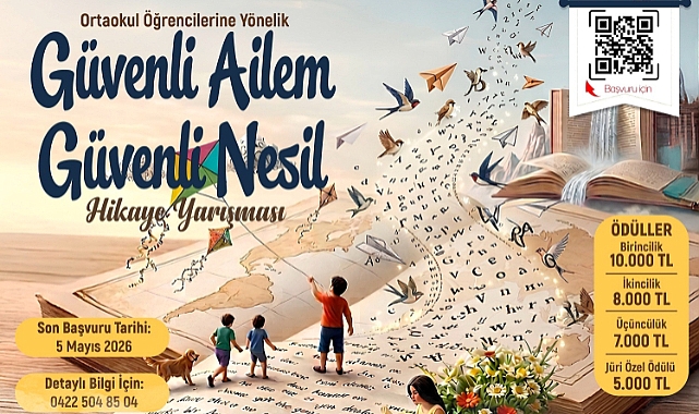 Yeşilyurt Belediyesi, “Güvenli Ailem, Güvenli Nesil” Hikâye Yarışması Düzenliyor