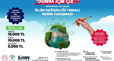 Yeşilyurt Belediyesi İklim Değişikliği Temalı Okullar Arası Resim Yarışması Düzenliyor