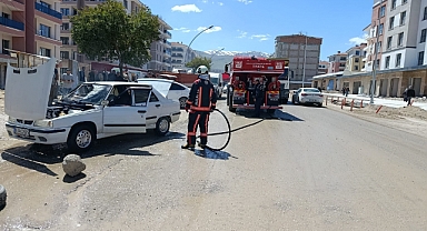 Cirikpınar Mahallesi’nde Araç Yangını Korkuttu