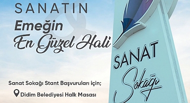 Sanat Sokağı İçin Başvurular Başlıyor